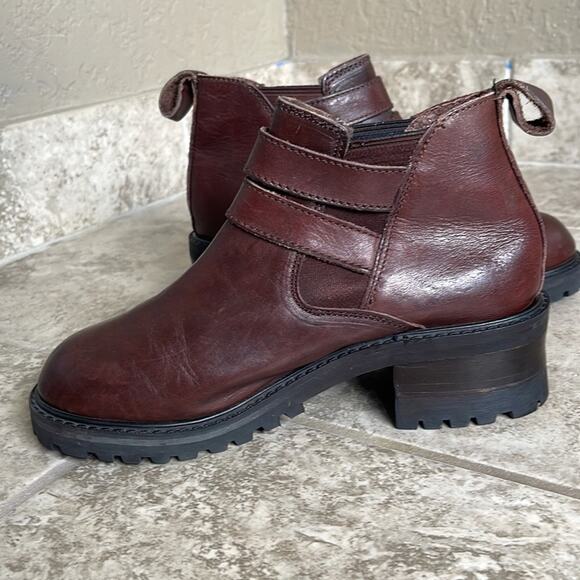 Vintage 90s Y2K Chunky Sole Leather Sketchers 7 - Picture 7 of 11